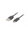 Kabel Lanberg CA-USBO-31CU-0018-BK (USB 3.1 - USB 3.1 typu C ; 1 8m; kolor czarny) - nr 1