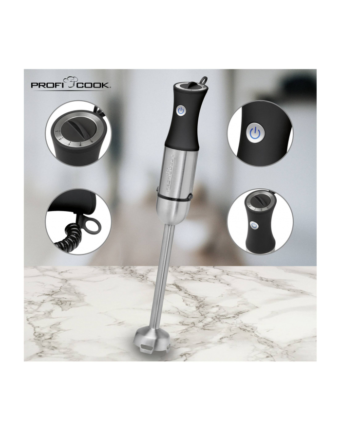 Blender ręczny PROFICOOK PC-SM 1094 (1000W; kolor czarny) główny