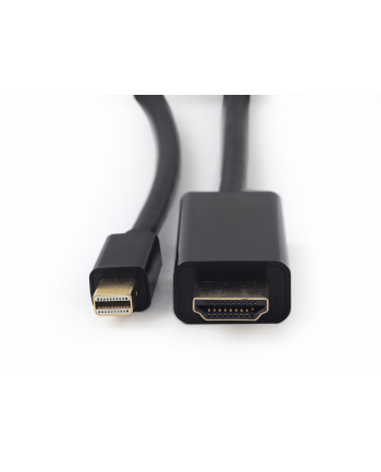 Kabel GEMBIRD CC-mDP-HDMI-6 (Mini DisplayPort M - HDMI M; 1 8m; kolor czarny)