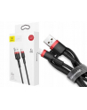 Kabel Baseus Cafule CATKLF-C91 (USB 2.0 - USB typu C ; 2m; kolor czarno-czerwony) - nr 1