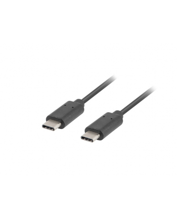 Kabel Lanberg CA-CMCM-10CU-0010-BK (USB 2.0 typu C - USB 2.0 typu C ; 1m; kolor czarny)