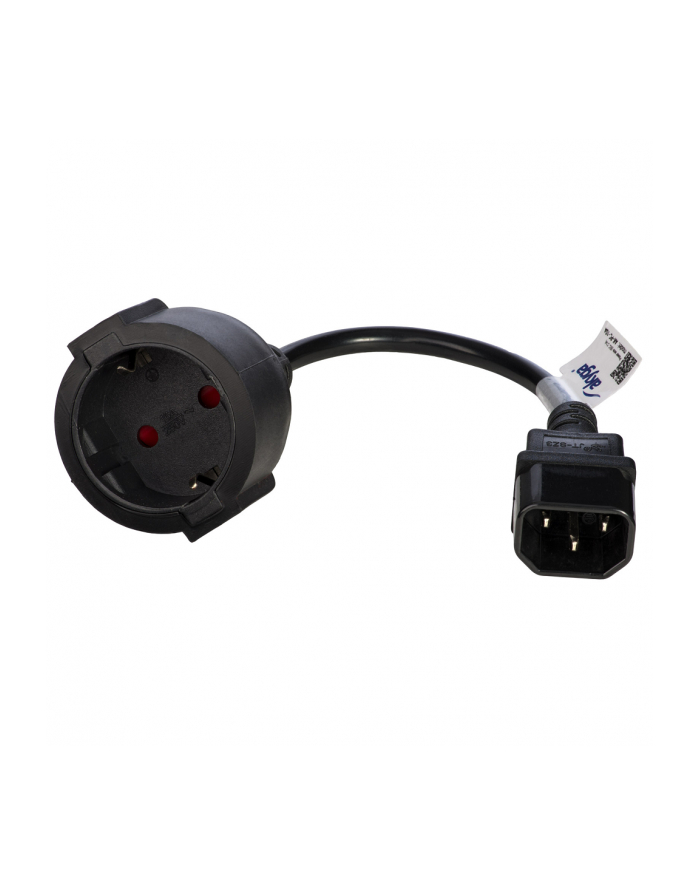 Adapter Akyga AK-PC-10A (C14  IEC C14 M - Schuko F; 0 15m; kolor czarny) główny