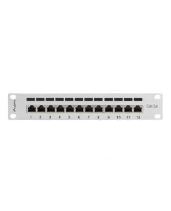 Patch panel Lanberg PPF5-9012-S (1U; 10 ; kat. 5e; FTP; 12xRJ-45)