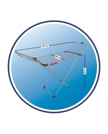Suszarka na pranie VILEDA Aluminium 100 157336 (wewnętrzna; stojąca; kolor biały) nr 1