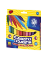 Flamastry trójkątne Jumbo 10kol ASTRA - nr 1