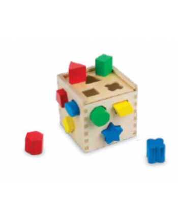 melissa & doug MELISSA Drewniany sorter sześcian Cube 10575