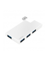 logilink Hub 4xUSB3.0, OTG, srebrny - nr 1