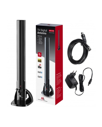 maclean Antena TV DVB-T tubowa LTE MCTV-930 czarna nr 1