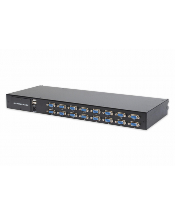 DIGITUS Professional DS-72214 - KVM Switch - 16 x KVM Port (s) - Rack Mountable (DS-72214)