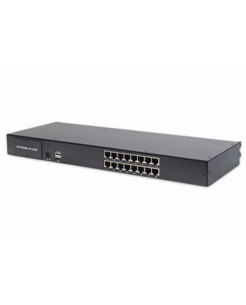 DIGITUS Professional DS-72217 - KVM Switch - 16 x KVM Port (s) - Rack Mountable (DS-72217)