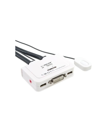 InLine - KVM- /Audio- /USB- Switch - USB - 2 x KVM/Audio/USB - 1 local user - Desktop (61613I)