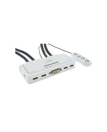 INLINE - KVM- /Audio- /USB- Switch - USB - 4 x KVM/Audio/USB - 1 local user - Desktop (61614I)