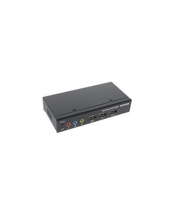 InLine® DVI USB KVM Extender, extension over UTP, with audio, up to 50m (61640)