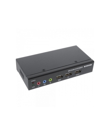 InLine® DVI USB KVM Extender, extension over UTP, with audio, up to 50m (61640)