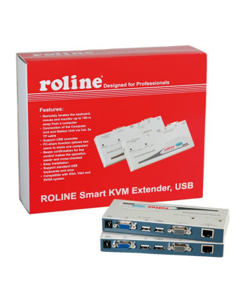 ROLINE Smart KVM renewal über RJ- 45, VGA, USB (14.01.3249)