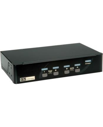 Secomp ROLINE KVM Switch,DP,USB,4 Ports,black (14.01.3329)