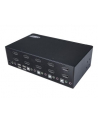 StarTech.com Port Dual DisplayPort KVM Switch - DP KVM Switch - 4K (60Hz) - KVM / Audio / USB Switch - 4 x KVM / Audio / USB - 1 Local User - Desktop, rack-mountable - nr 4