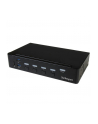 StarTech.com 4 Port DisplayPort KVM Switch With Built-in USB3.0 Hub - 4K - KVM / USB Switch - USB - 4 x KVM / Audio / USB + 3 x SuperSpeed ??USB - 1 Local User - Rack Mountable - AC 120/230 V DC 9 - 12 V (SV431DPU3A2) - nr 11