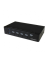 StarTech.com 4 Port DisplayPort KVM Switch With Built-in USB3.0 Hub - 4K - KVM / USB Switch - USB - 4 x KVM / Audio / USB + 3 x SuperSpeed ??USB - 1 Local User - Rack Mountable - AC 120/230 V DC 9 - 12 V (SV431DPU3A2) - nr 6