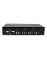 StarTech.com 4 Port DisplayPort KVM Switch With Built-in USB3.0 Hub - 4K - KVM / USB Switch - USB - 4 x KVM / Audio / USB + 3 x SuperSpeed ??USB - 1 Local User - Rack Mountable - AC 120/230 V DC 9 - 12 V (SV431DPU3A2) - nr 9