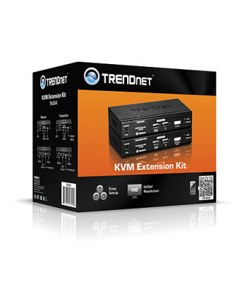 TRENDnet TK- EX4 KVM Extension kit - KVM- Extender - USB - up to 100 m (TK- EX4)