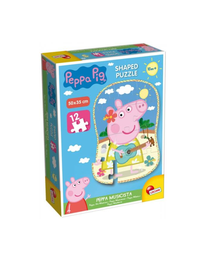 lisciani giochi Puzzle 12el. Shaped Świnka Peppa główny