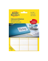 avery zweckform Mini etykiety w arkuszach do opisywania ręcznego, 38 x 24mm, białe, 522 sztuki - nr 1