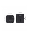 aukey Uniwersalny podróżny adapter sieciowy PA-TA01, 2xUSB+1xUSB C, 7.8A, czarny, pasuje w 150 krajach - nr 3