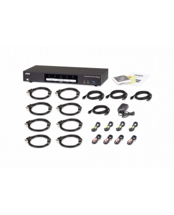 ATEN CS1944DP - KVM / Audio / USB Switch - 4 x KVM / Audio - 4 Local Users - Desktop (CS1944DP) nr 1