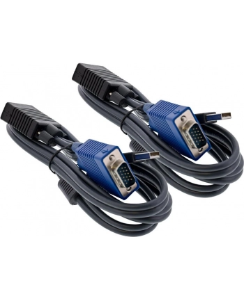 InLine KVM Switch 4- > 1 USB- VGA with Cable set (60614H)