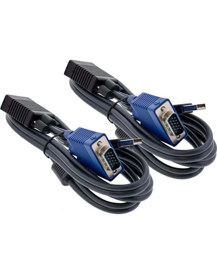 InLine KVM Switch 4- > 1 USB- VGA with Cable set (60614H) główny