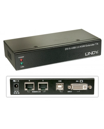 LINDY Cat.5 KVM Extender Classic - KVM / USB Extender - USB - up to 50m (39377) nr 2