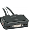 Lindy Compact 2 Port KVM Switch - KVM- /Audio- /USB- Switch - USB - 2 x KVM/Audio/USB - 1 local user - Desktop (42341) - nr 19