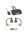 Lindy Compact 2 Port KVM Switch - KVM- /Audio- /USB- Switch - USB - 2 x KVM/Audio/USB - 1 local user - Desktop (42341) - nr 21