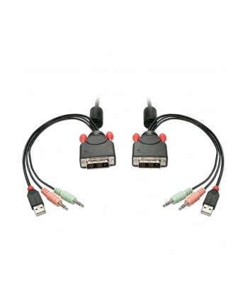 Lindy Compact 2 Port KVM Switch - KVM- /Audio- /USB- Switch - USB - 2 x KVM/Audio/USB - 1 local user - Desktop (42341) nr 2