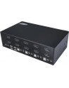 StarTech.com Port Dual DisplayPort KVM Switch - DP KVM Switch - 4K (60Hz) - KVM / Audio / USB Switch - 4 x KVM / Audio / USB - 1 Local User - Desktop, rack-mountable - nr 21