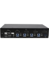 StarTech.com 4 Port DisplayPort KVM Switch With Built-in USB3.0 Hub - 4K - KVM / USB Switch - USB - 4 x KVM / Audio / USB + 3 x SuperSpeed ??USB - 1 Local User - Rack Mountable - AC 120/230 V DC 9 - 12 V (SV431DPU3A2) - nr 18