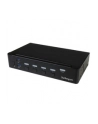 StarTech.com 4 Port DisplayPort KVM Switch With Built-in USB3.0 Hub - 4K - KVM / USB Switch - USB - 4 x KVM / Audio / USB + 3 x SuperSpeed ??USB - 1 Local User - Rack Mountable - AC 120/230 V DC 9 - 12 V (SV431DPU3A2) - nr 4