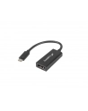 lanberg Adapter USB CM - Displayport F 15cm czarny - nr 6