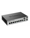 D-LINK DGS-1100-10/ME, 8-Port 10/100/1000Base-T ports + 2 combo 100/1000Base-T/SFP ports Metro Ethernet Switch, 802.3x Flow Control, Port Mirroring, IGMP Snooping, 802.1Q VLAN up to 32, VID range 1~4094, ISM Vlan, ACL, LoopBack detection, QoS, Bandwi - nr 2