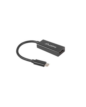 lanberg Adapter USB CM - Displayport F 15cm czarny
