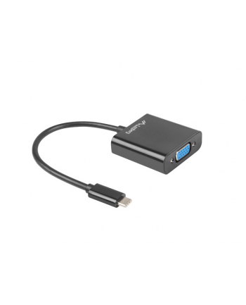 lanberg Adapter USB CM - VGA F 15cm czarny