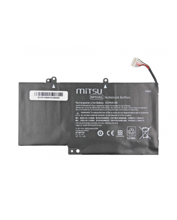 mitsu Bateria do HP Pavilion X360, 13-B, 15-U (3800 mAh)