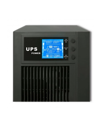 qoltec Zasilacz awaryjny UPS, on-line, czysta fala sinusoidalna, 3KVA, 2.4W, LCD, USB nr 2