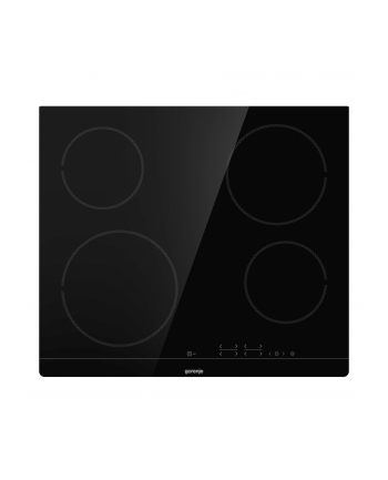 Gorenje ECT641BSC Hob, Glass-ceramic, 4 HiLight cooking zones, 6500W, black