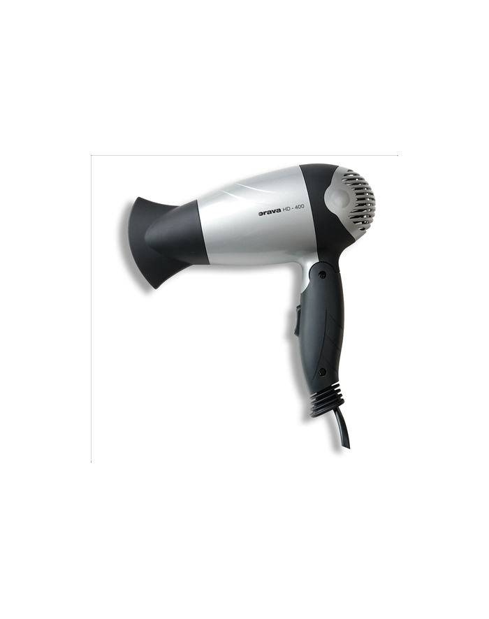 ORAVA HD-400 S Hair Dryer, 2 speeds. 1100W, black/silver główny
