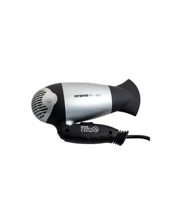 ORAVA HD-400 S Hair Dryer, 2 speeds. 1100W, black/silver nr 2