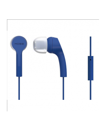 Koss KEB9iB - In Ear Bud w/Mic Blue