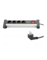 digitus Listwa zasilająca biurowa 45 stopni  4 gniazdowa, 2x USB (5V/2A) z możliwością obrotu o 290 stopni  aluminiowa HQ - nr 31