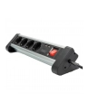 digitus Listwa zasilająca biurowa 45 stopni  4 gniazdowa, 2x USB (5V/2A) z możliwością obrotu o 290 stopni  aluminiowa HQ - nr 39